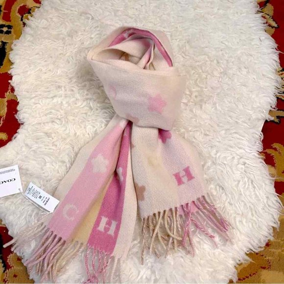 Coach Stars Striped Print Muffler, NWOT, Never worn - Picture 3 of 6